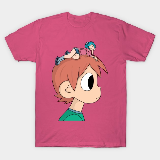 Scott Pilgrim vs The World T-Shirt by valentinahramov